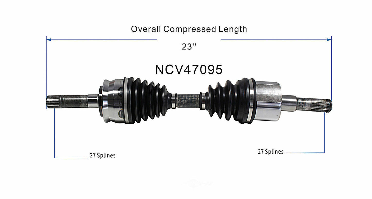GSP North America NCV47095 CV Axle Assembly