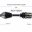 GSP North America NCV10020 CV Axle Assembly