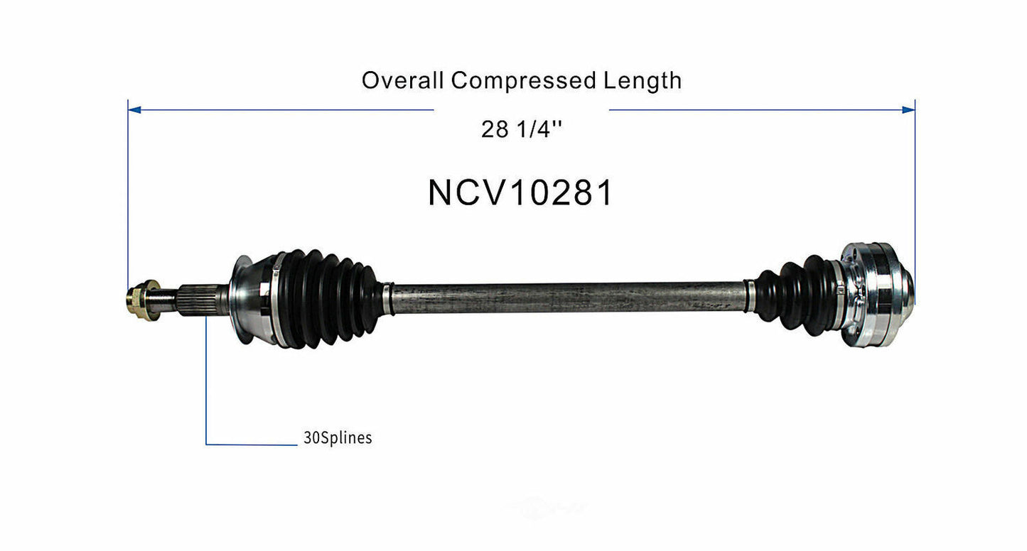 GSP North America NCV10281 CV Axle Assembly