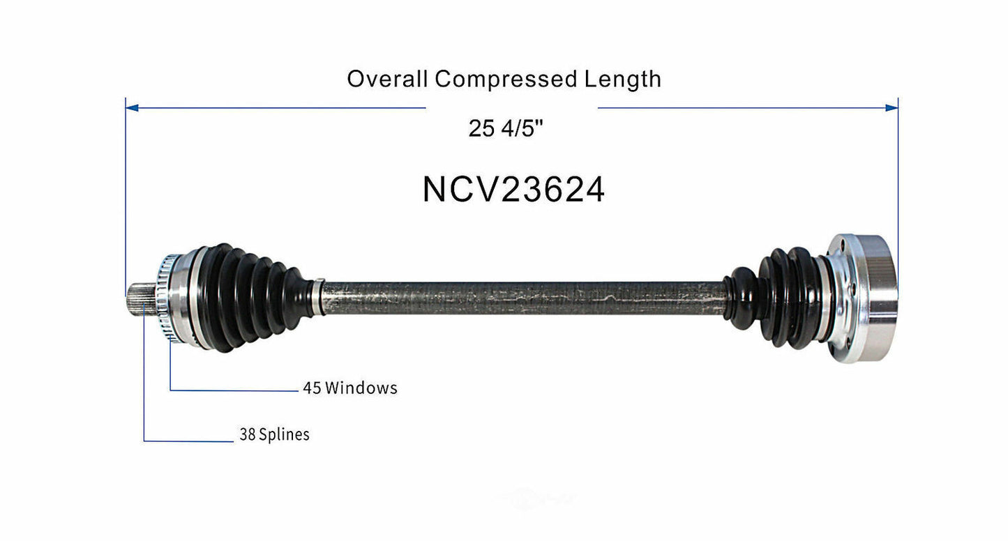 GSP North America NCV23624 CV Axle Assembly