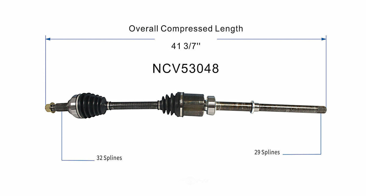 GSP North America NCV53048 CV Axle Assembly