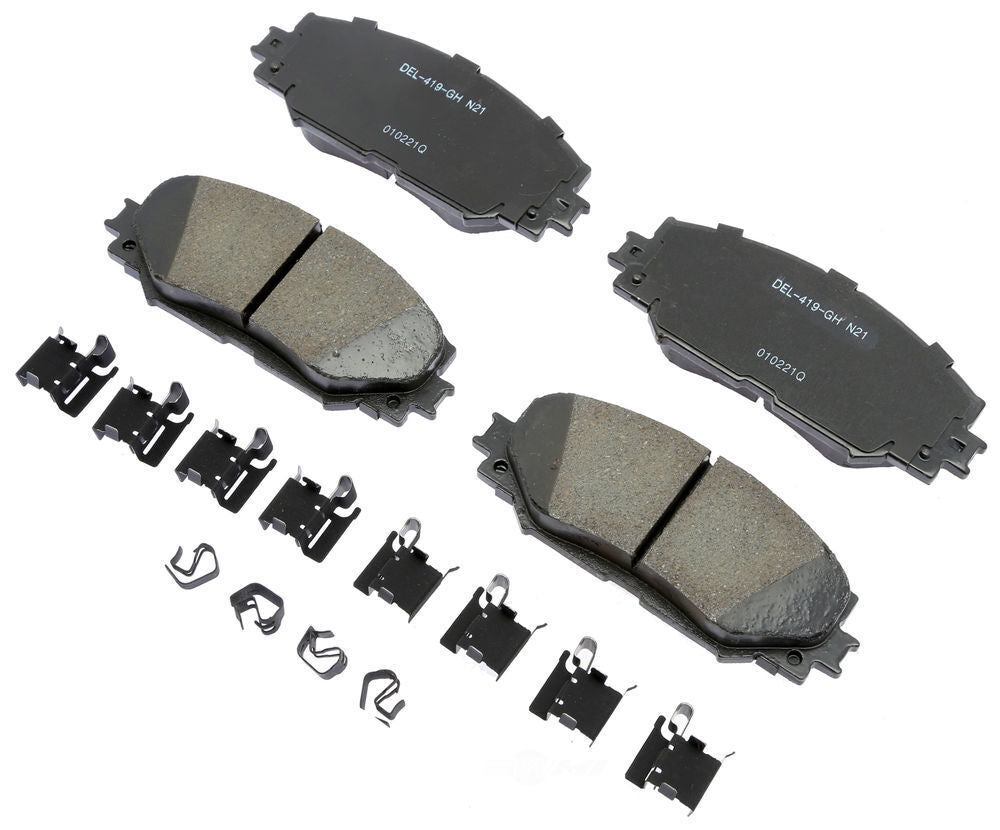 ACDelco Professional Durastop 17D1210CHF1 Disc Brake Pad Set