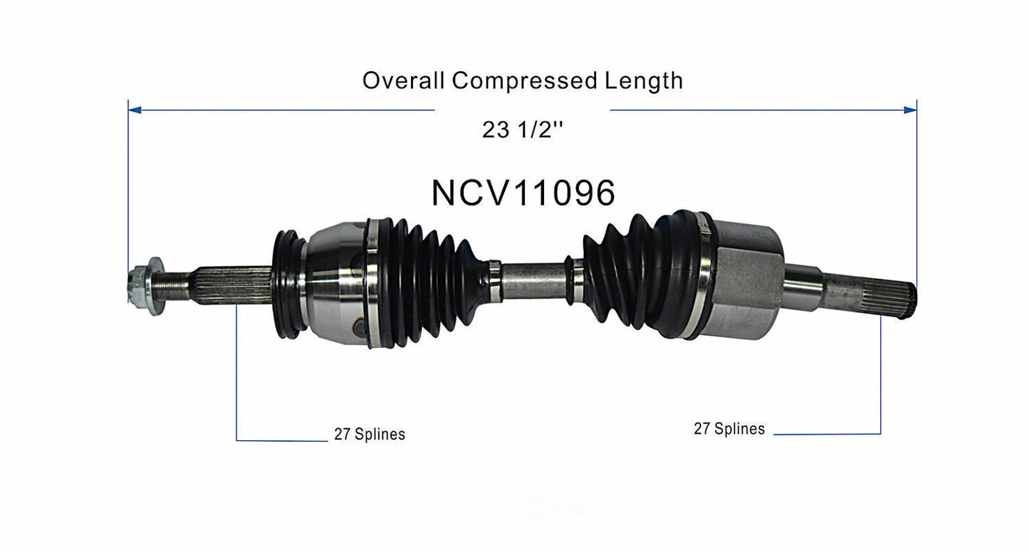 GSP North America NCV11096 CV Axle Assembly