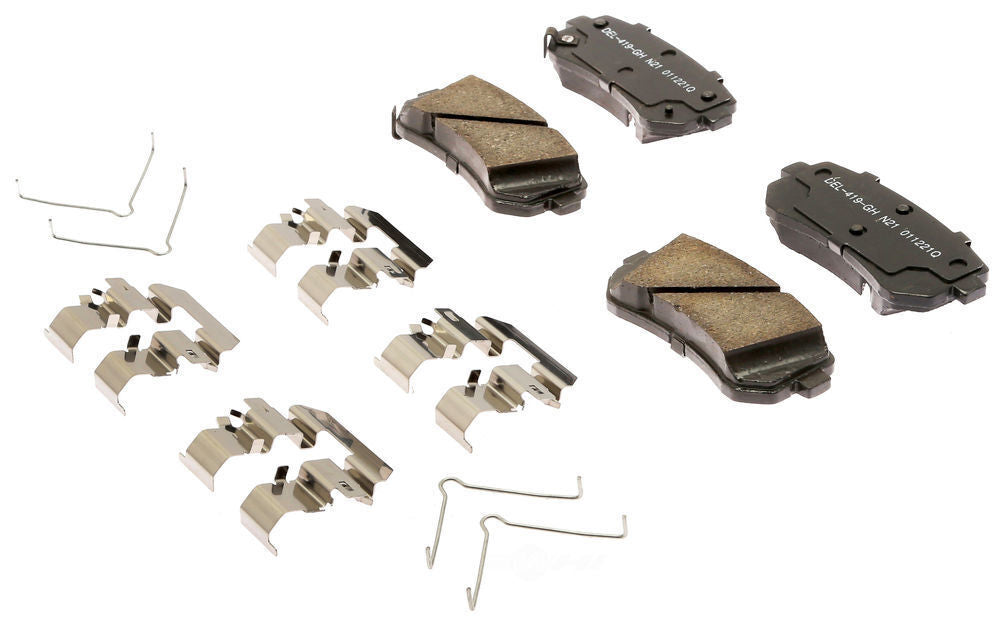 ACDelco Professional Durastop 17D1829CHF1 Disc Brake Pad Set