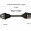 GSP North America NCV47003 CV Axle Assembly