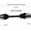GSP North America NCV10298 CV Axle Assembly