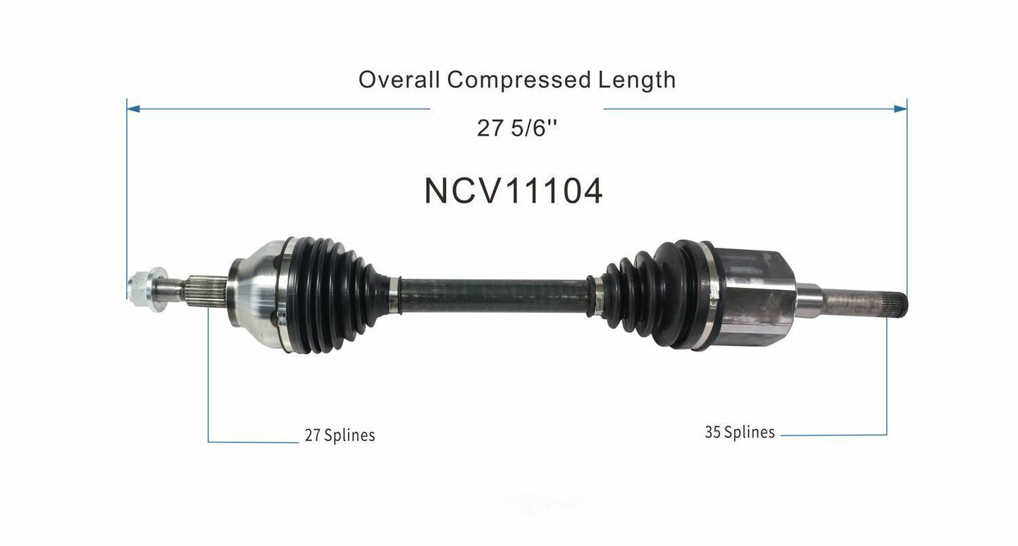 GSP North America NCV11104 CV Axle Assembly