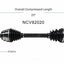 GSP North America NCV82020 CV Axle Assembly