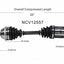 GSP North America NCV12557 CV Axle Assembly