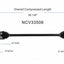 GSP North America NCV33506 CV Axle Assembly