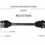 GSP North America NCV37049 CV Axle Assembly