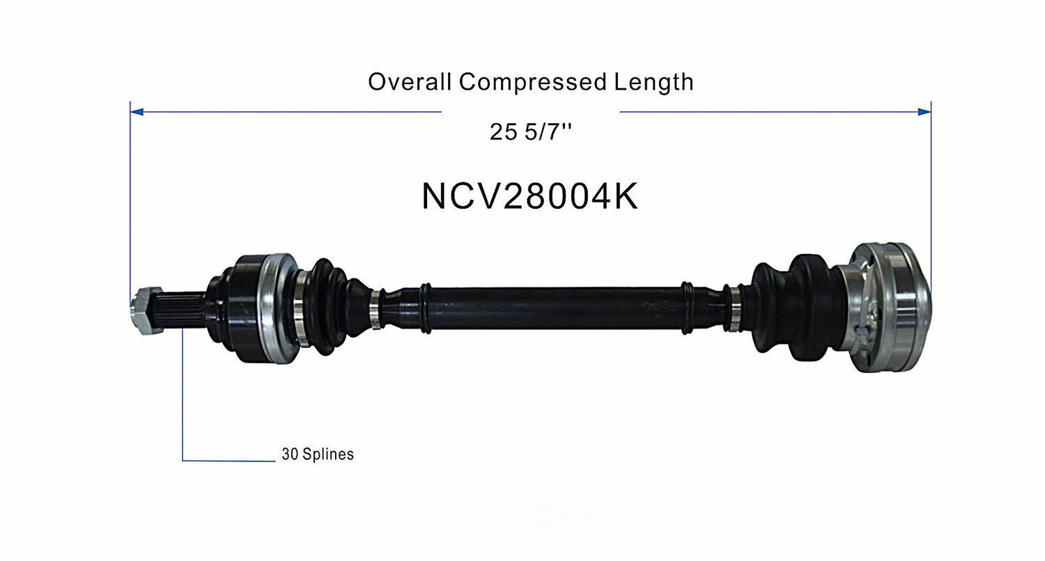 GSP North America NCV28004K CV Axle Assembly