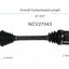 GSP North America NCV27043 CV Axle Assembly