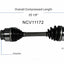 GSP North America NCV11172 CV Axle Assembly