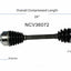GSP North America NCV36072 CV Axle Assembly