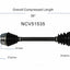GSP North America NCV51535 CV Axle Assembly