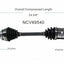 GSP North America NCV69540 CV Axle Assembly