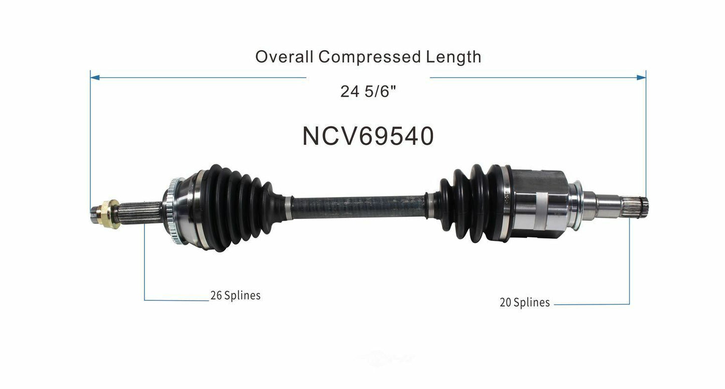 GSP North America NCV69540 CV Axle Assembly