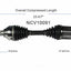 GSP North America NCV10091 CV Axle Assembly