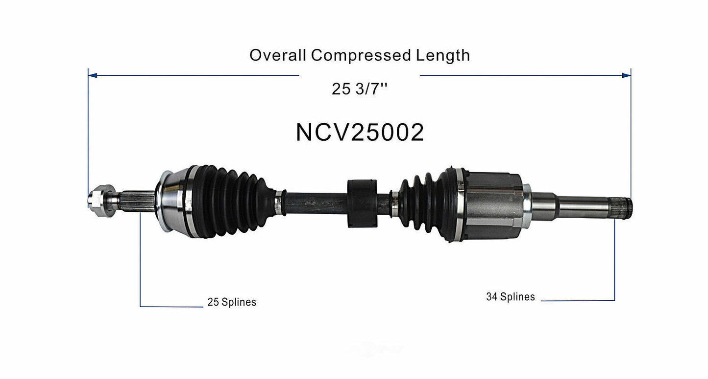 GSP North America NCV25002 CV Axle Assembly
