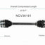 GSP North America NCV36191 CV Axle Assembly