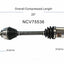 GSP North America NCV75536 CV Axle Assembly