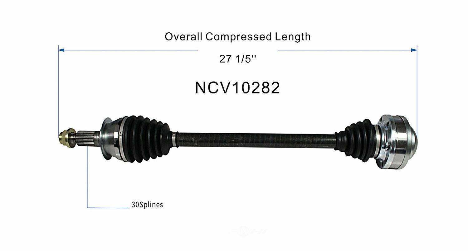 GSP North America NCV10282 CV Axle Assembly