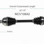 GSP North America NCV10642 CV Axle Assembly