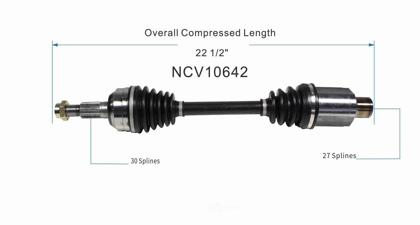 GSP North America NCV10642 CV Axle Assembly