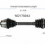 GSP North America NCV75083 CV Axle Assembly