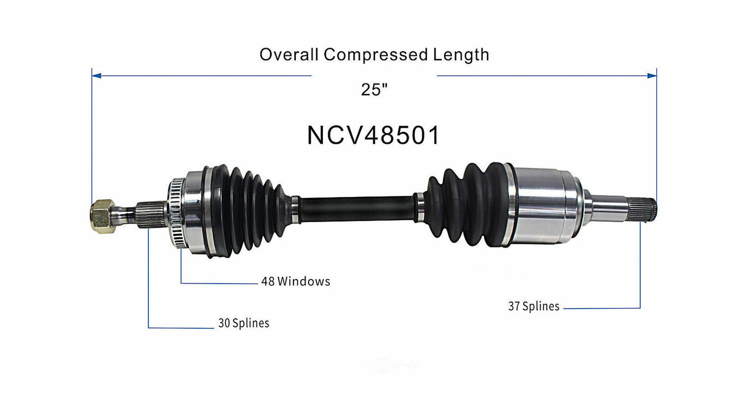 GSP North America NCV48501 CV Axle Assembly