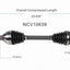 GSP North America NCV10639 CV Axle Assembly
