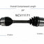 GSP North America NCV11171 CV Axle Assembly