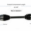GSP North America NCV36551 CV Axle Assembly