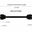 GSP North America NCV47050 CV Axle Assembly