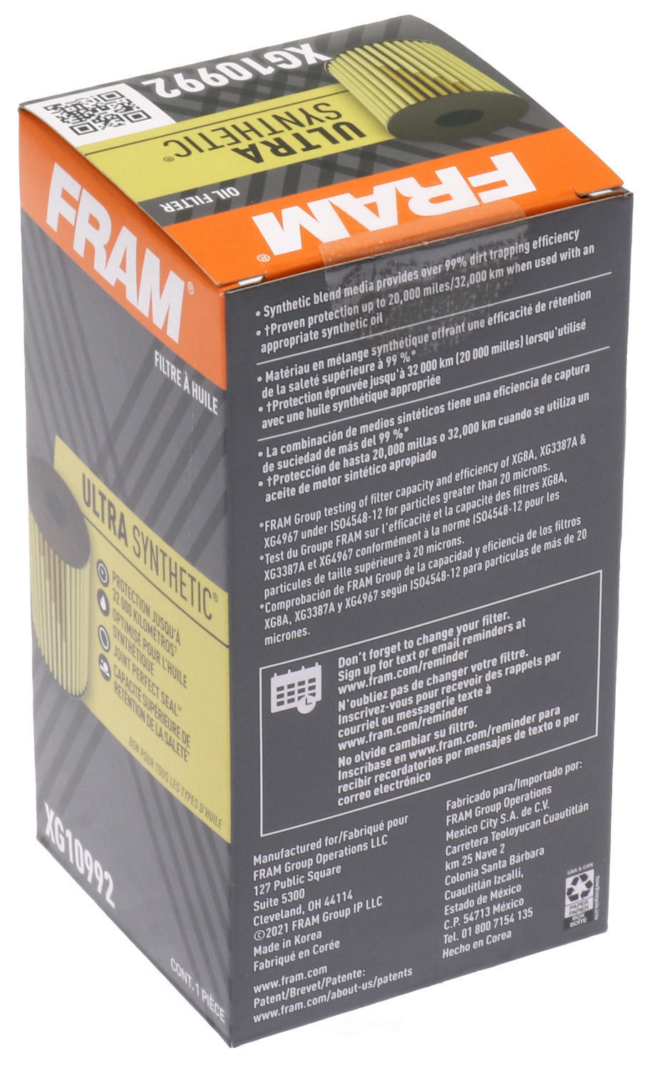 Fram XG10992 Engine Oil Filter
