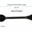 GSP North America NCV72500 CV Axle Assembly