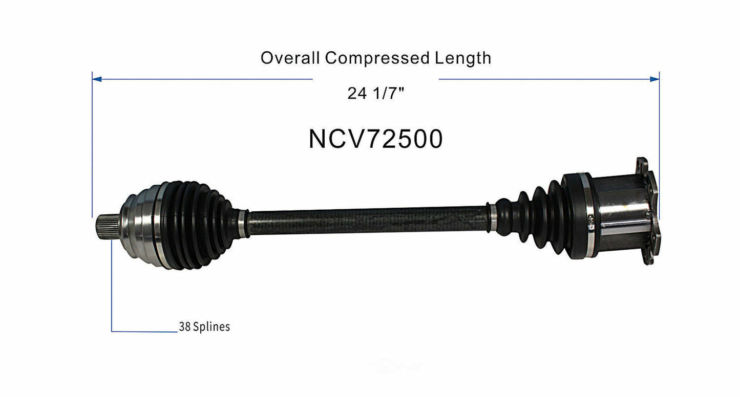 GSP North America NCV72500 CV Axle Assembly