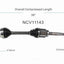 GSP North America NCV11143 CV Axle Assembly