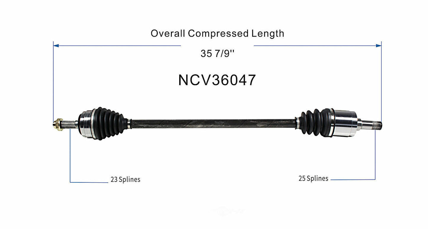 GSP North America NCV36047 CV Axle Assembly