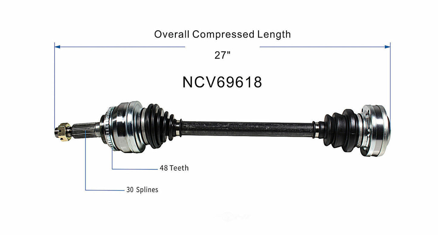 GSP North America NCV69618 CV Axle Assembly