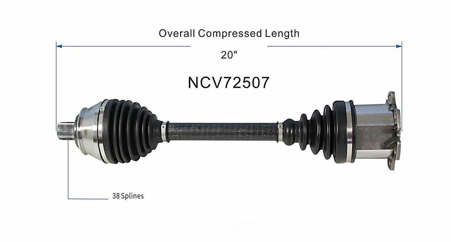 GSP North America NCV72507 CV Axle Assembly