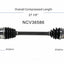 GSP North America NCV36586 CV Axle Assembly