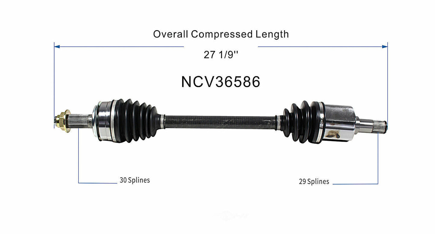 GSP North America NCV36586 CV Axle Assembly