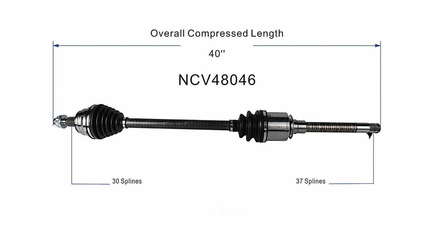 GSP North America NCV48046 CV Axle Assembly