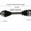GSP North America NCV10316 CV Axle Assembly