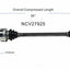 GSP North America NCV27925 CV Axle Assembly