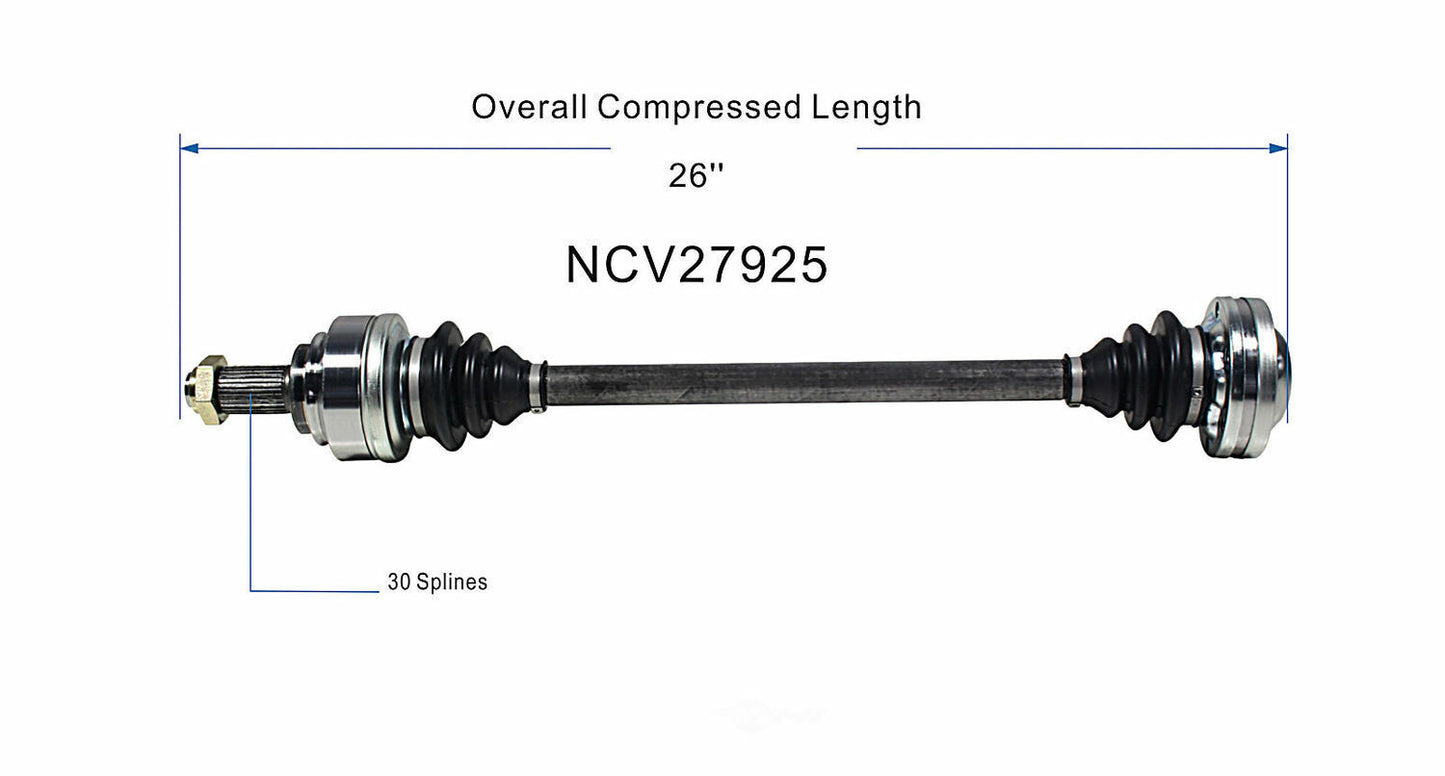 GSP North America NCV27925 CV Axle Assembly