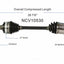 GSP North America NCV10530 CV Axle Assembly