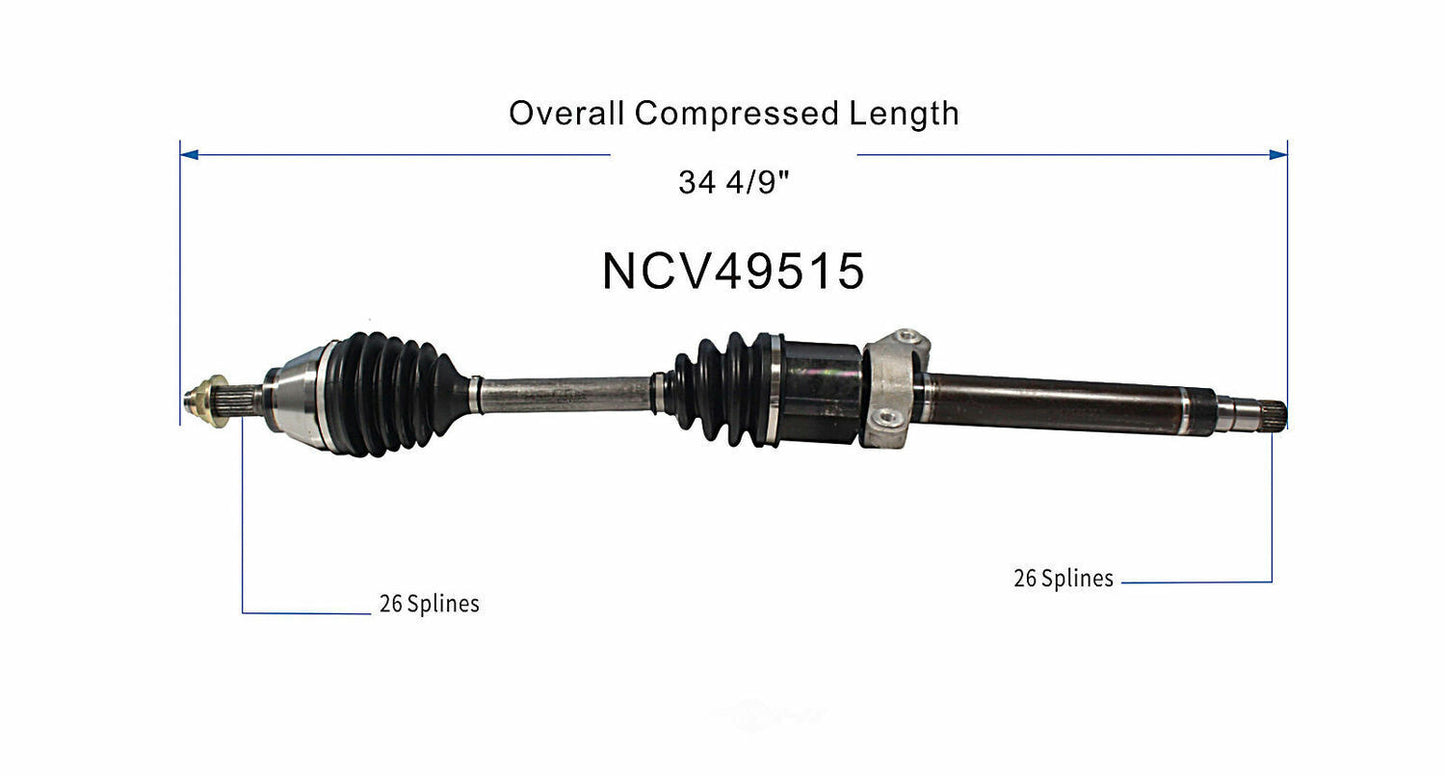 GSP North America NCV49515 CV Axle Assembly
